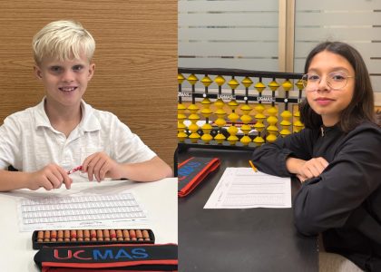 Representando a España Tobías y Camila en el Campeonato Internacional UCMAS